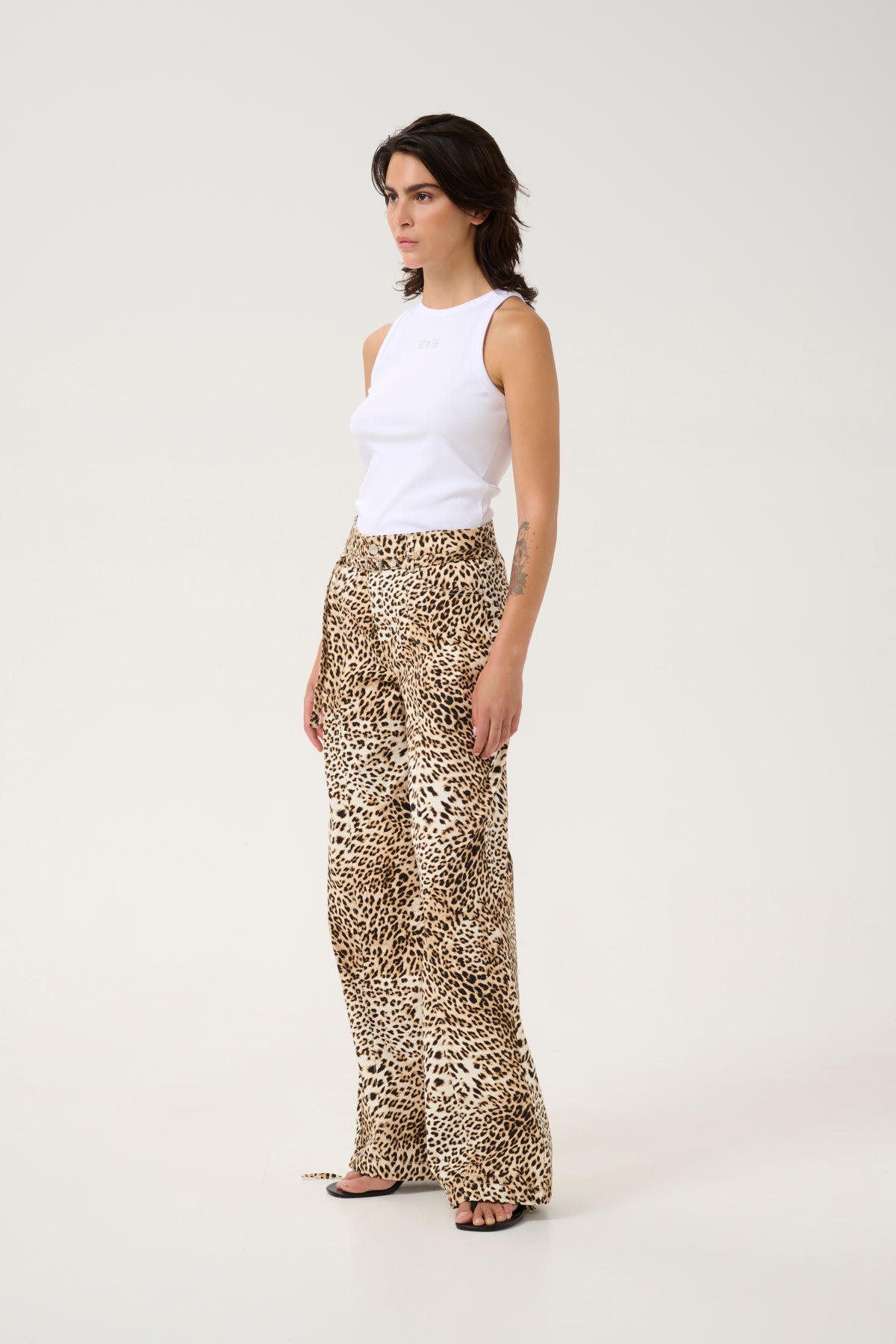 GZleonia HW pants Leopard Print