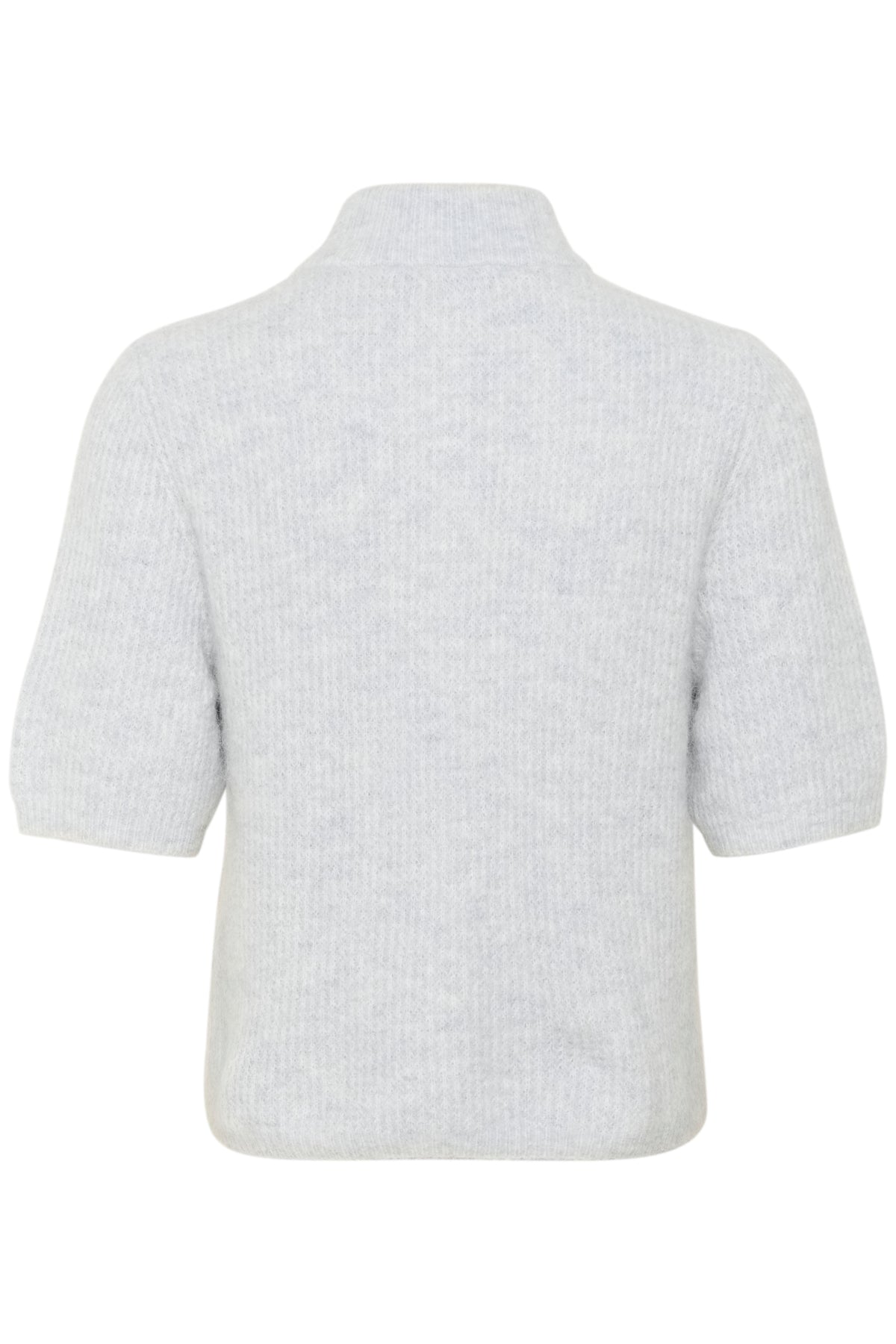AlphaGZ ss short cardigan Grey dawn melange - 10910034
