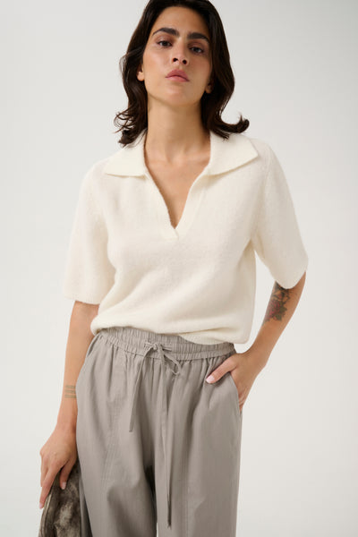 GZalpha ss polo pullover IVORY - 10910035 Thumbnail