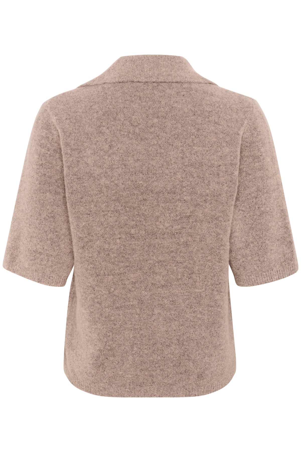 GZalpha ss polo pullover Rose Dust Melange - 10910035