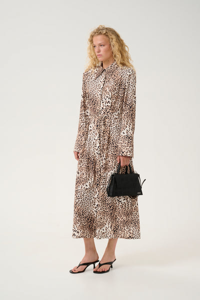 GZmareen P LS dress light leopard - 10910036 Thumbnail