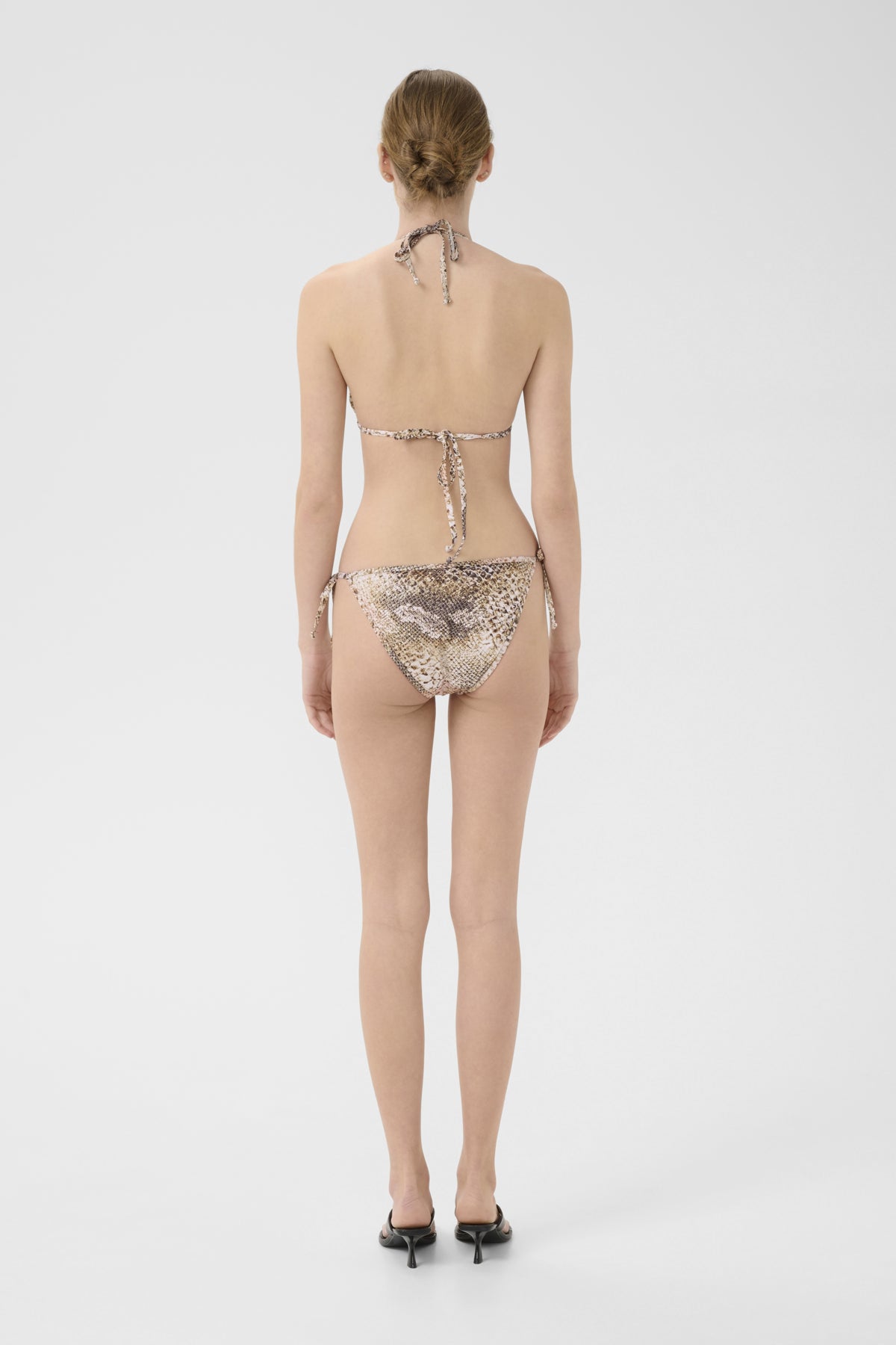 GZsage P bikini top GOLDEN SNAKE