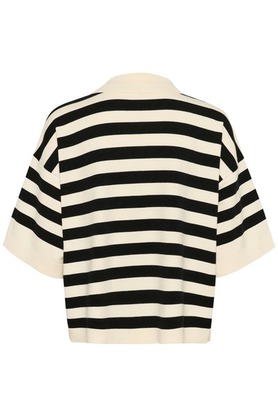 GZalli pullover Black/Ivory striped Thumbnail