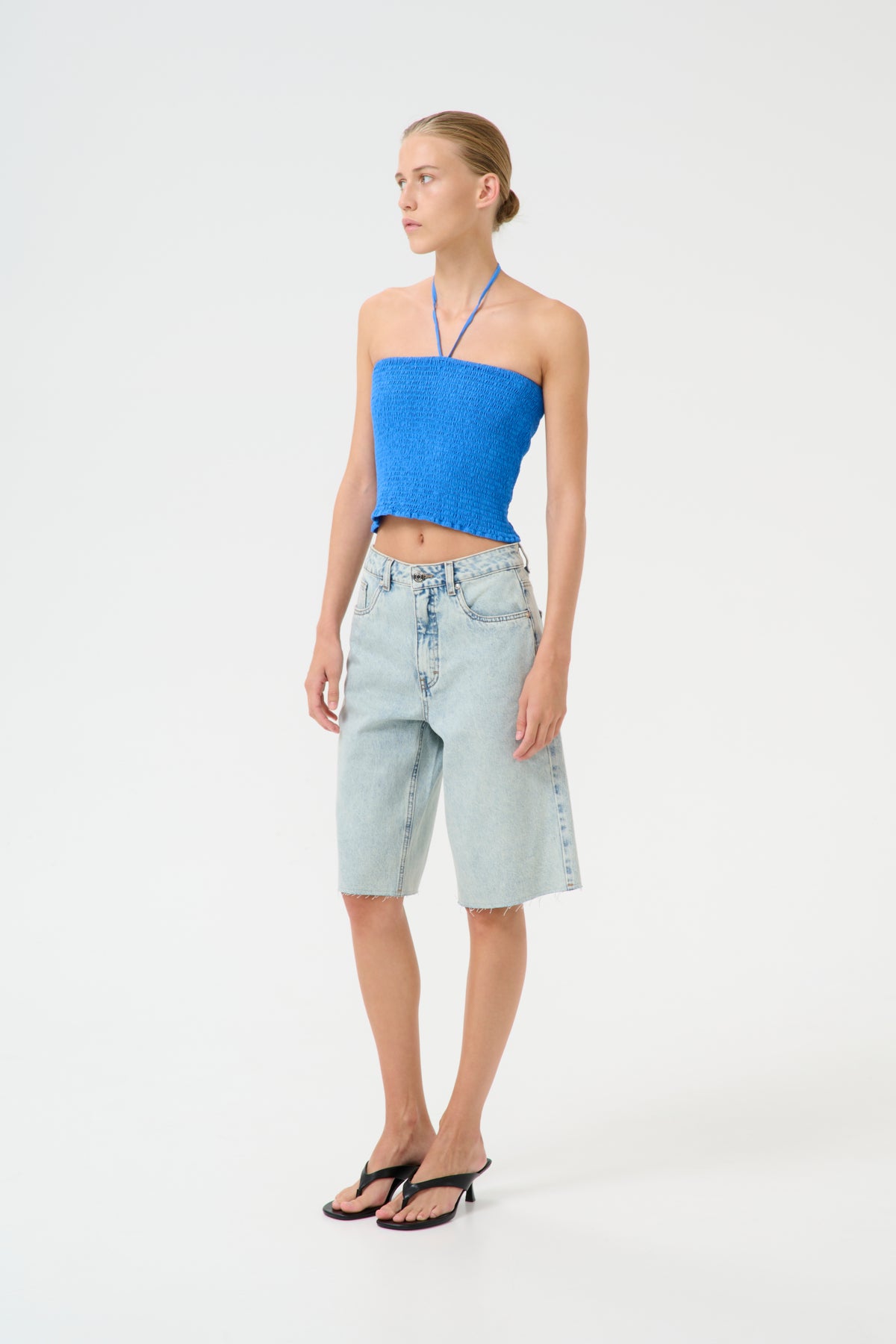 GZasher HW long shorts MID ACID WASH - 10910165