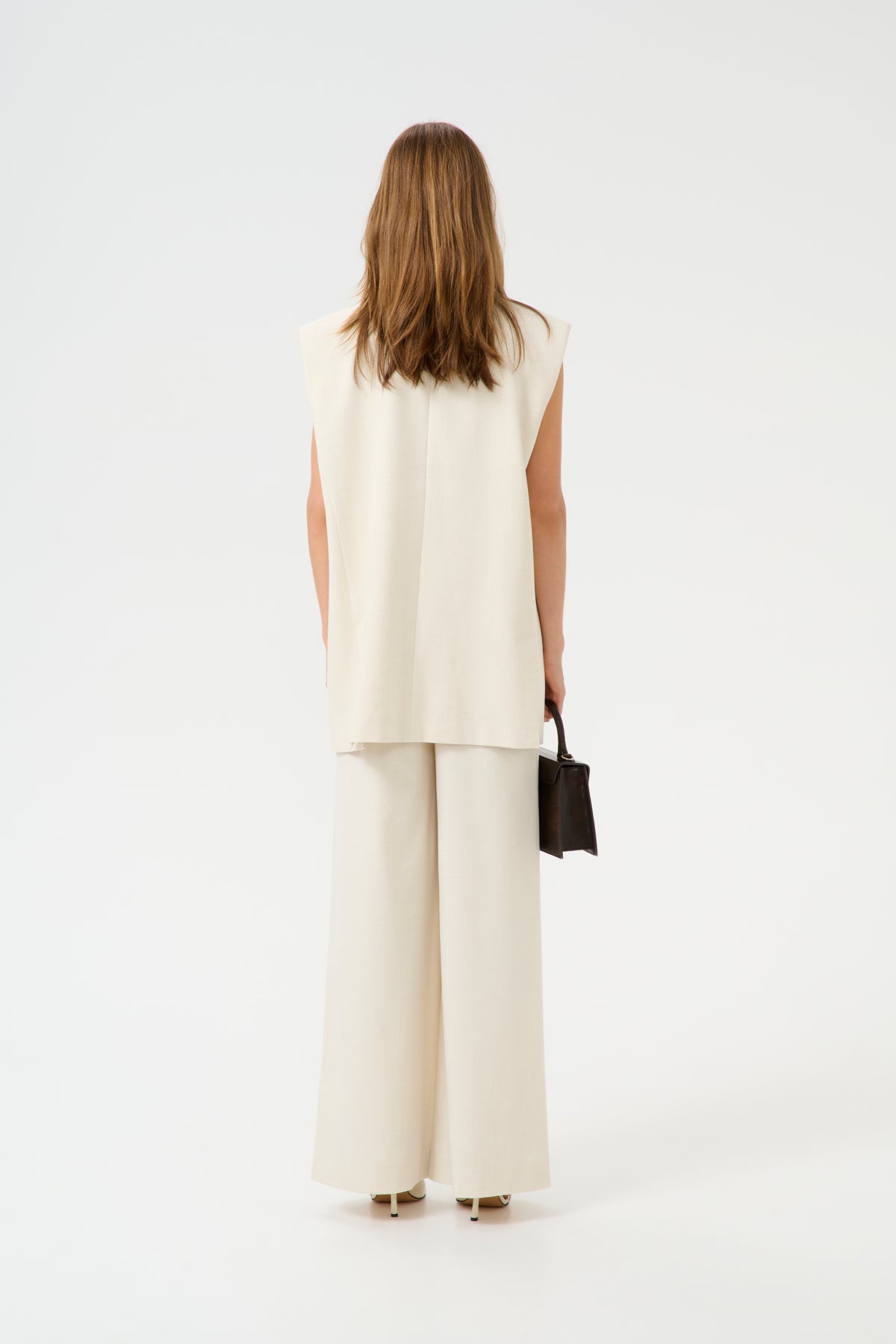 GZseaver waistcoat Egret Melange - 10910168