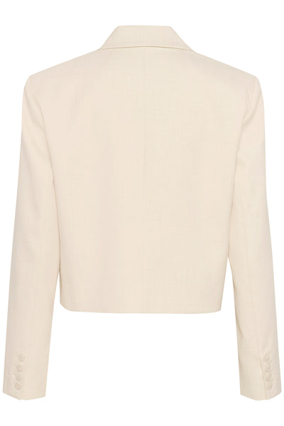 GZseaver LS short blazer Egret Melange Thumbnail