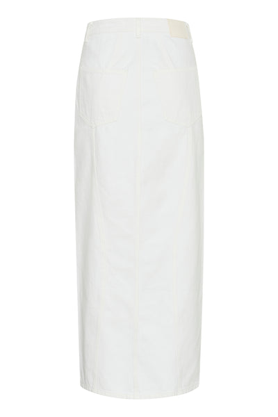 GZasher HW maxi skirt Bright White Thumbnail