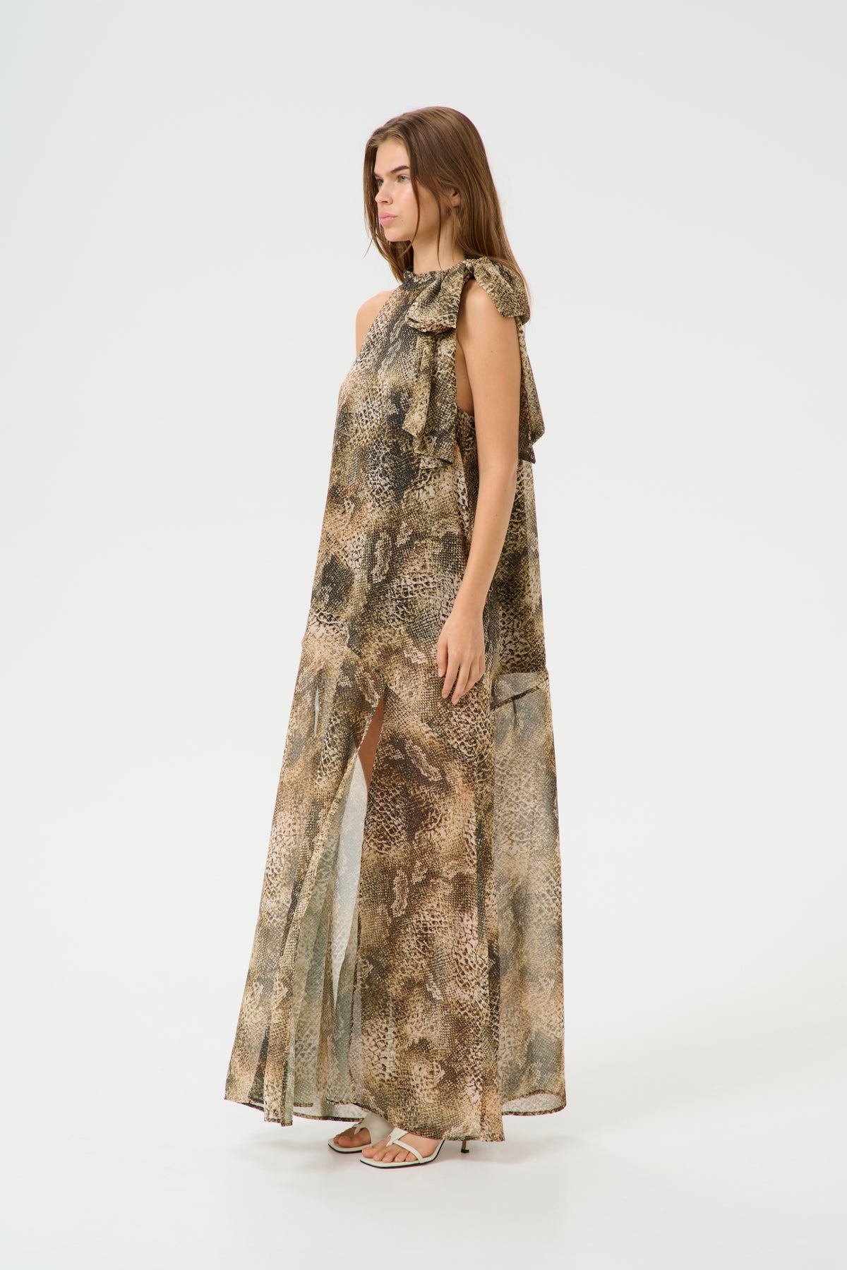 GZsanka P maxi dress GOLDEN SNAKE - 10910234