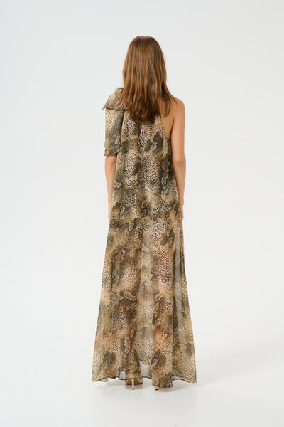 GZsanka P maxi dress GOLDEN SNAKE - 10910234 Thumbnail