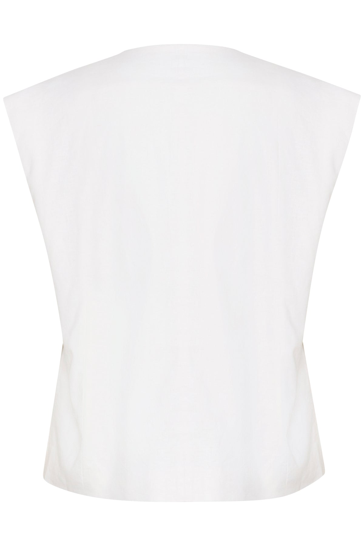 GZizza linen waistcoat Bright White - 10910239