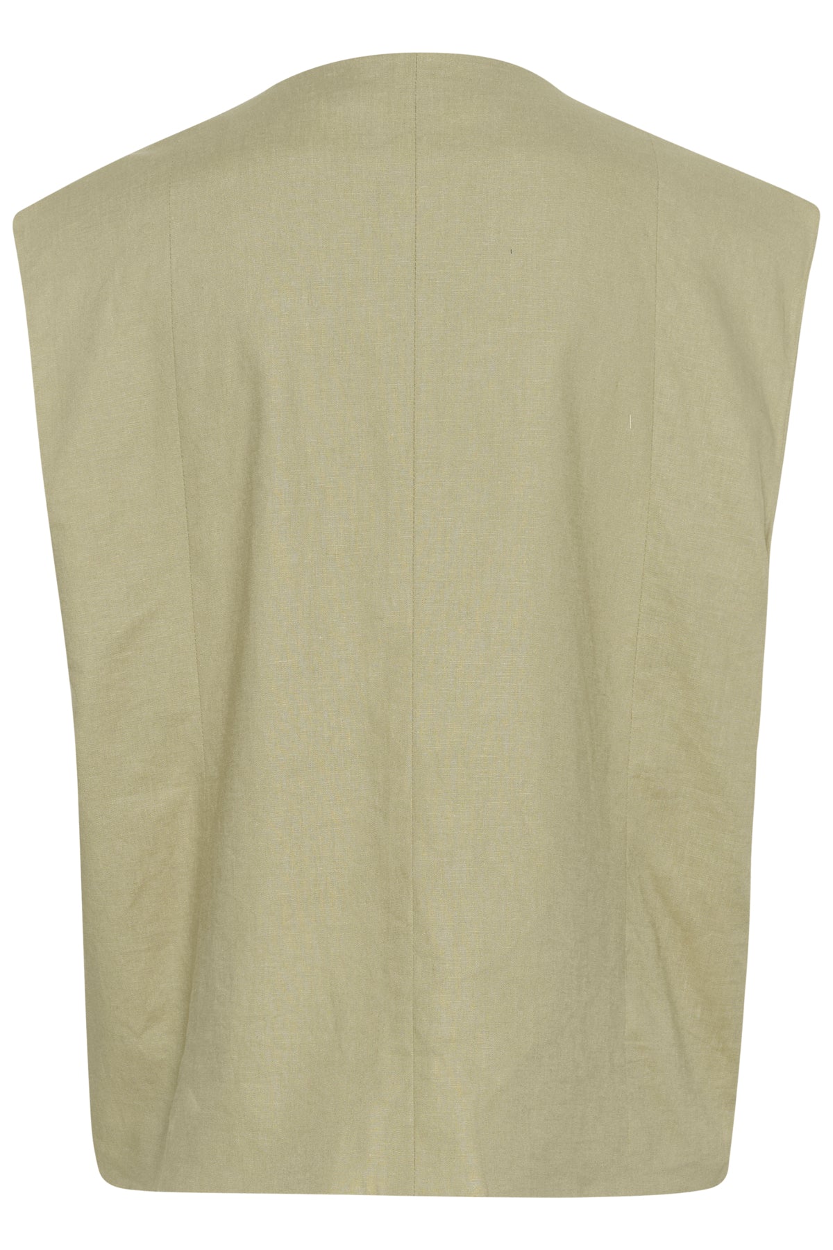 GZizza linen waistcoat Silver Sage - 10910239