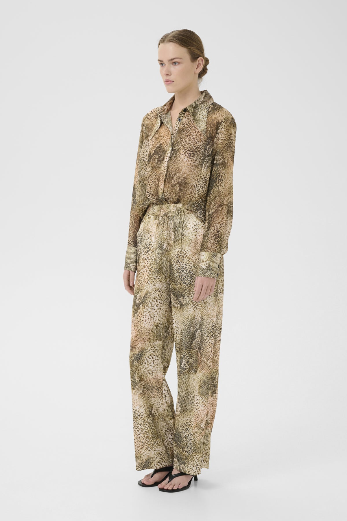 GZsanti P HW pants GOLDEN SNAKE