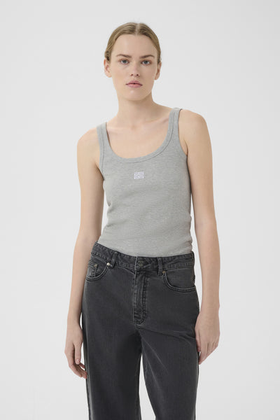 GZdrew mel logo top Grey M‚lange - 10910267 Thumbnail
