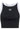 GZdrew contrast logo crop top Black