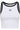 GZdrew contrast logo crop top Bright White