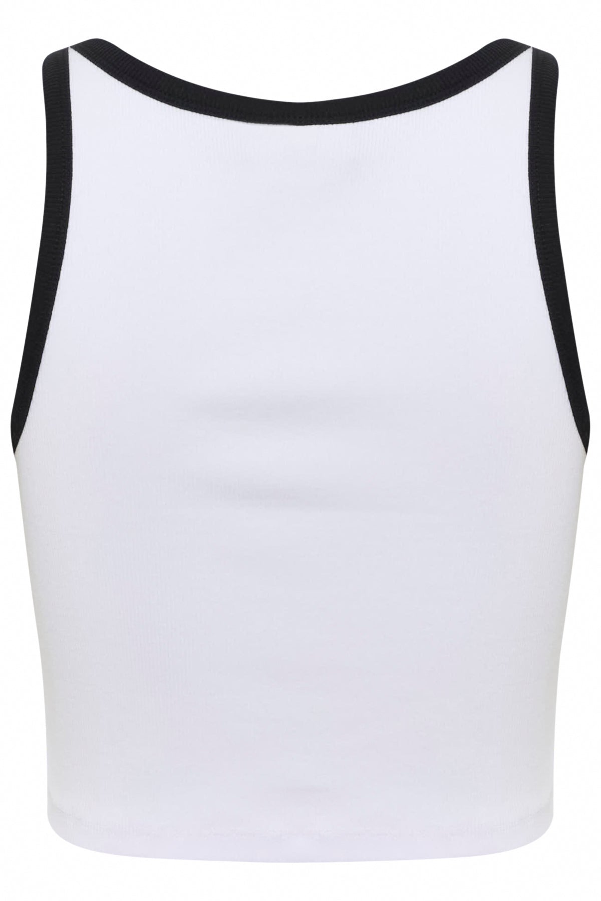 GZdrew contrast logo crop top Bright White