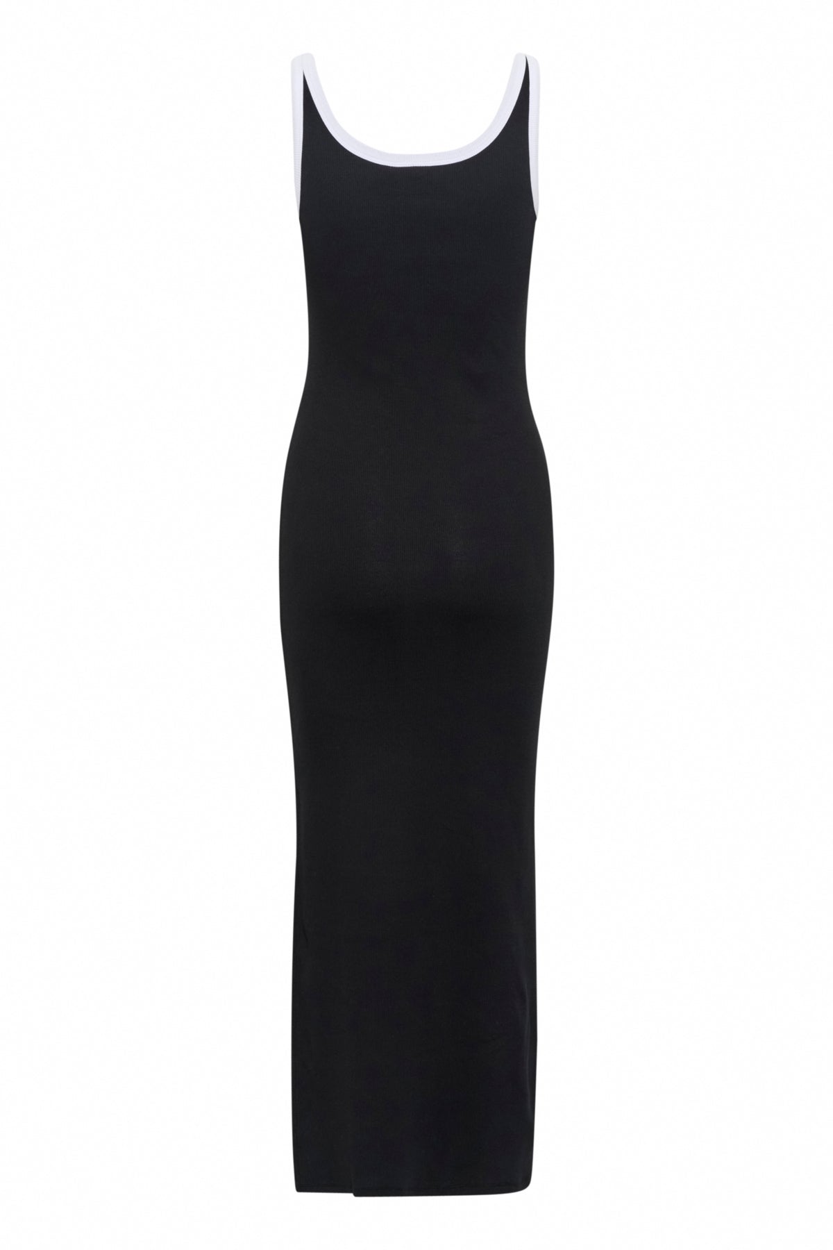 GZdrew contrast logo dress Black