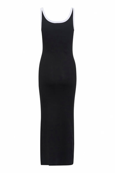 GZdrew contrast logo dress Black Thumbnail