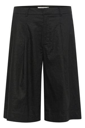 GZizza linen MW shorts Black