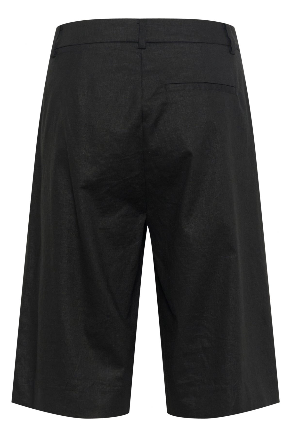 GZizza linen MW shorts Black