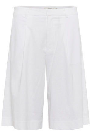 GZizza linen MW shorts Bright White