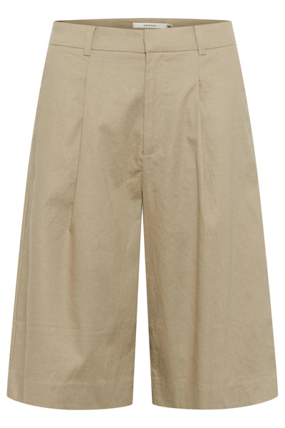 GZizza linen MW shorts Silver Sage Thumbnail