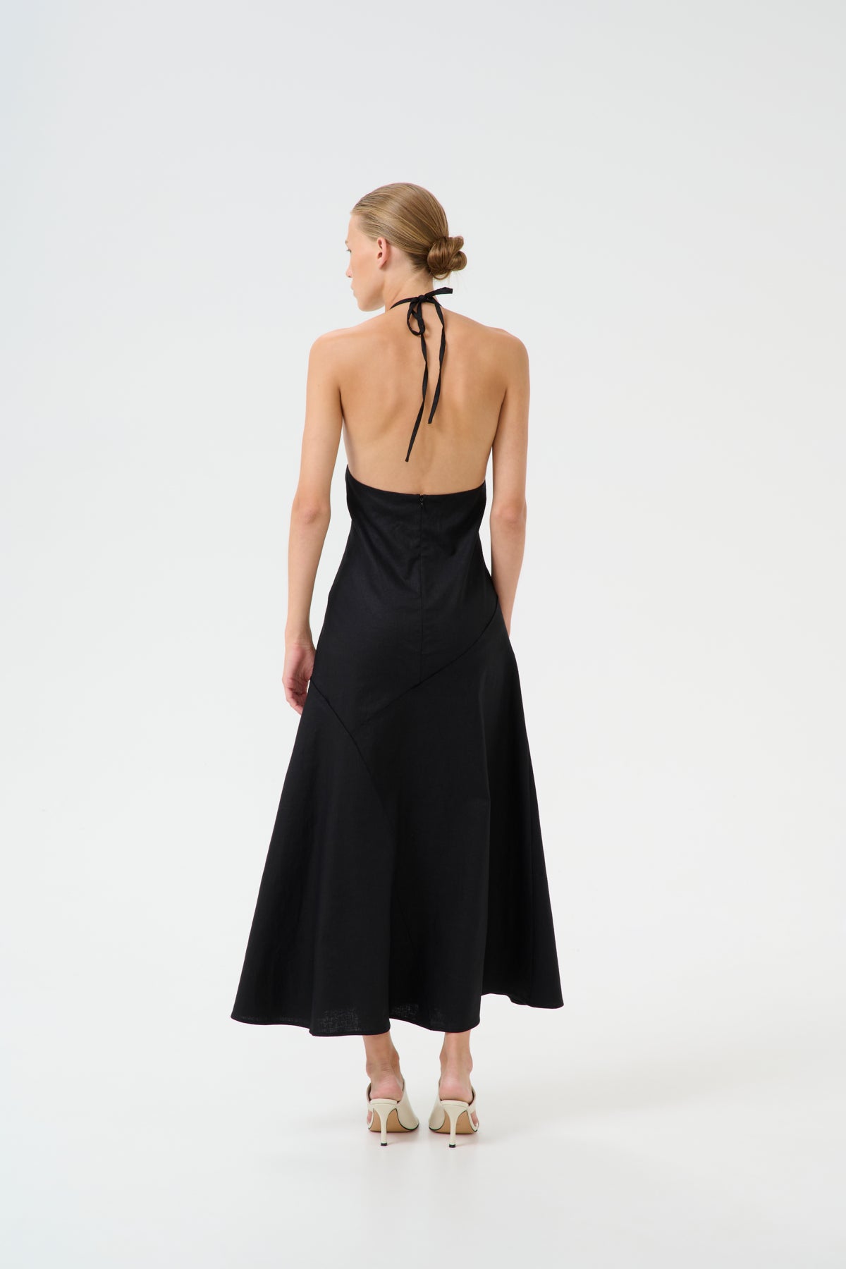 GZizza halterneck dress Black