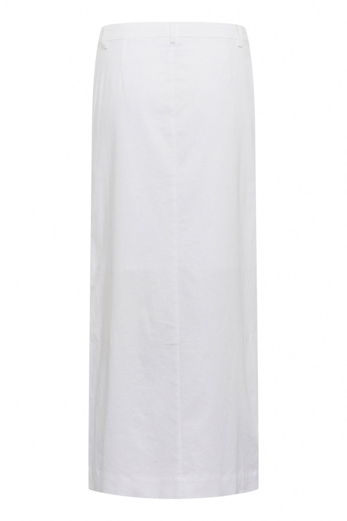 GZizza linen MW skirt Bright White