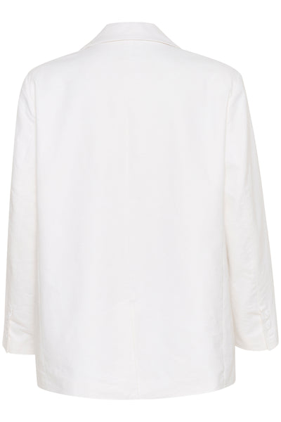 GZizza linen blazer Bright White - 10910285 Thumbnail