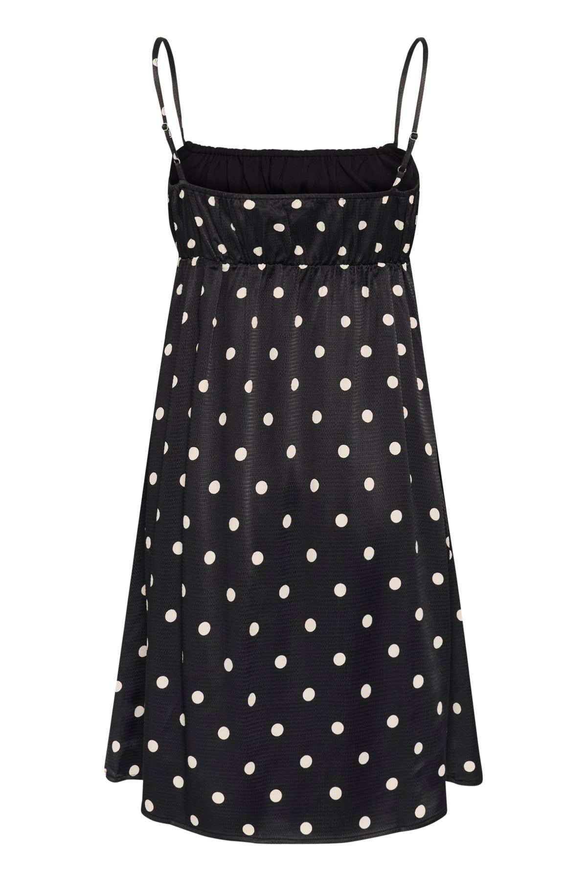 GZdotta P short dress Black with egret dot - 10910292