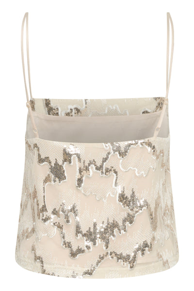 GZsagina singlet top Birch with sequins Thumbnail