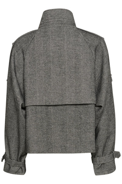GZavic short jacket Herringbone black/grey - 10910324 Thumbnail