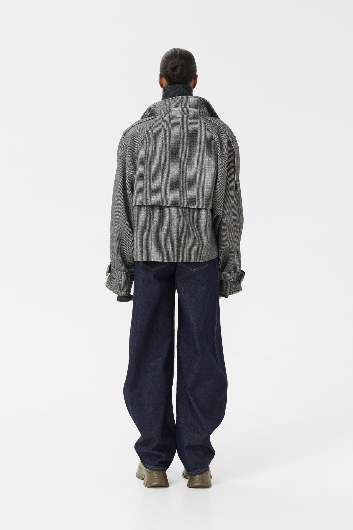 GZavic short jacket Herringbone black/grey - 10910324