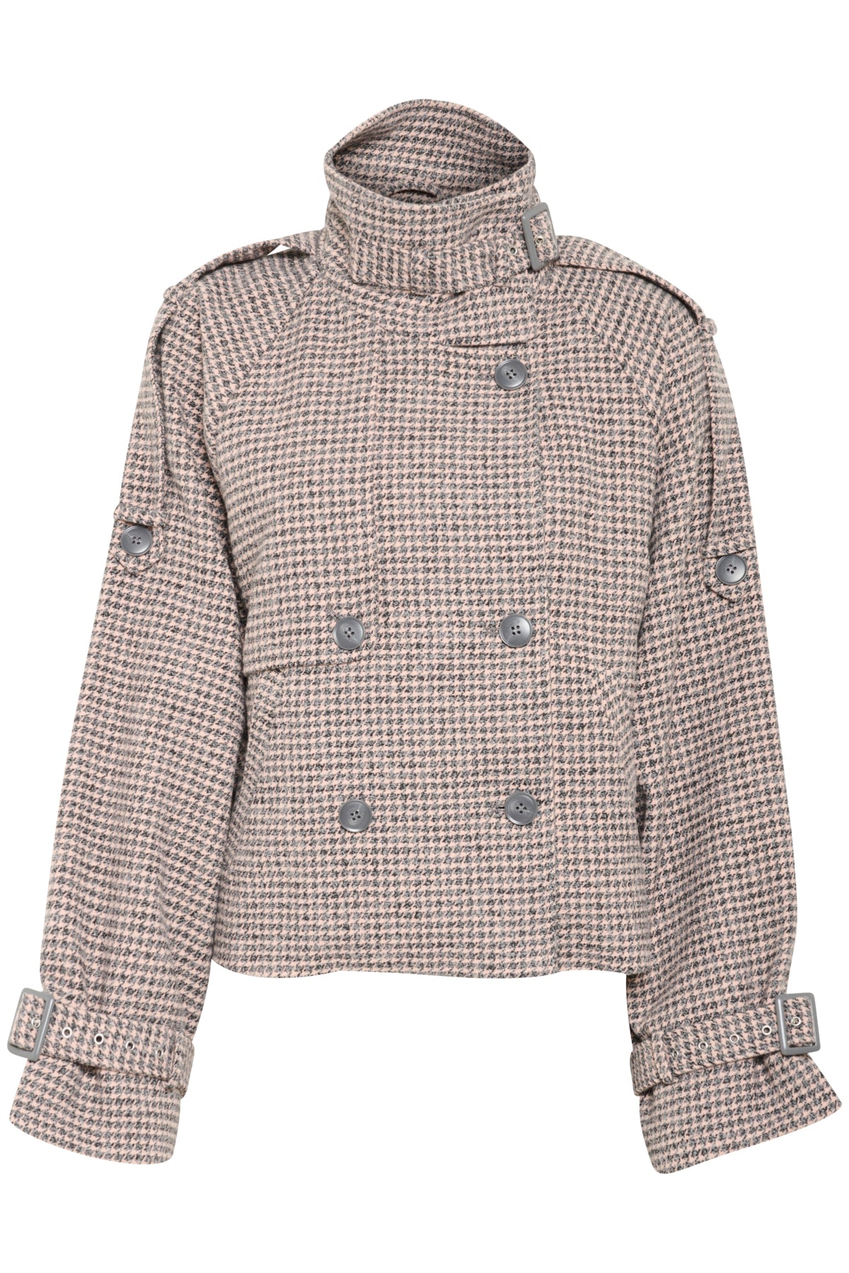 GZavic short jacket Rose dust/grey houndstooth - 10910324