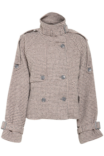 GZavic short jacket Rose dust/grey houndstooth - 10910324 Thumbnail