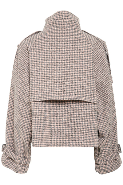 GZavic short jacket Rose dust/grey houndstooth - 10910324 Thumbnail