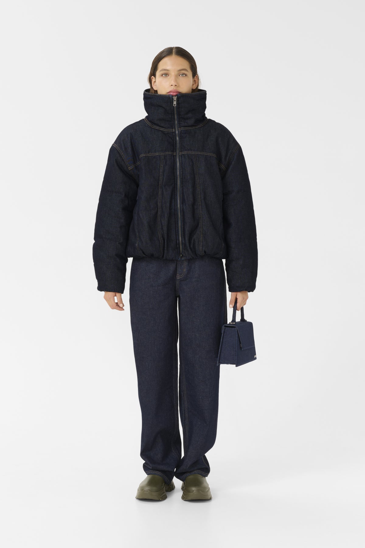 GZrinova puffer Dark blue Unwashed - 10910331