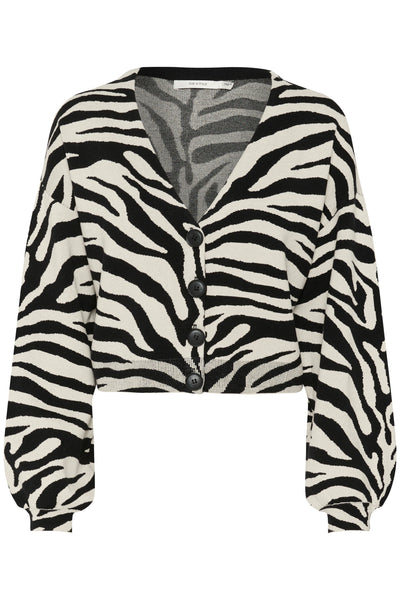 GZzebba cardigan Black/Birch tiger - 10910341 Thumbnail