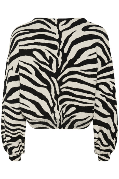 GZzebba cardigan Black/Birch tiger - 10910341 Thumbnail