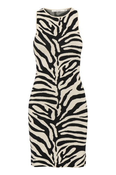 GZzebba dress Black/Birch tiger - 10910342 Thumbnail
