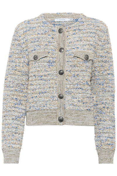 GZcannie cardigan Blue White mix - 10910345 Thumbnail