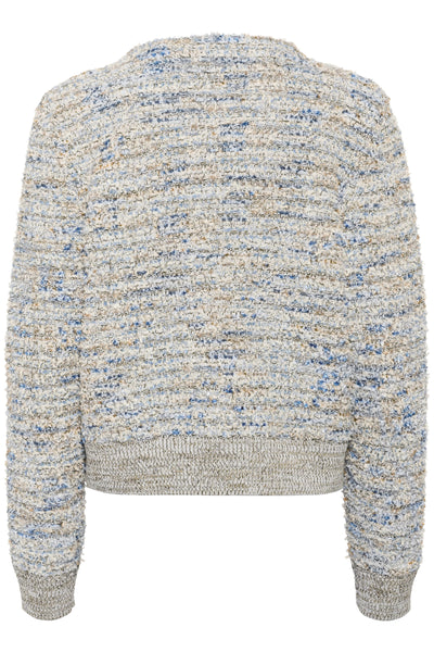 GZcannie cardigan Blue White mix - 10910345 Thumbnail