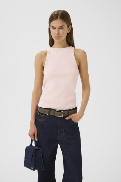 GZdrew washed logo tank Rose dust washed - 10910365 Thumbnail