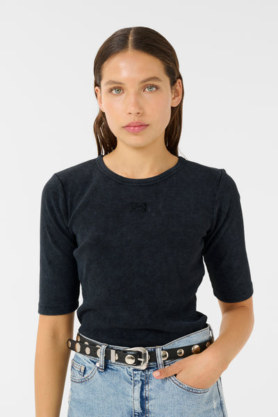 GZdrew washed logo top Grey washed - 10910366 Thumbnail