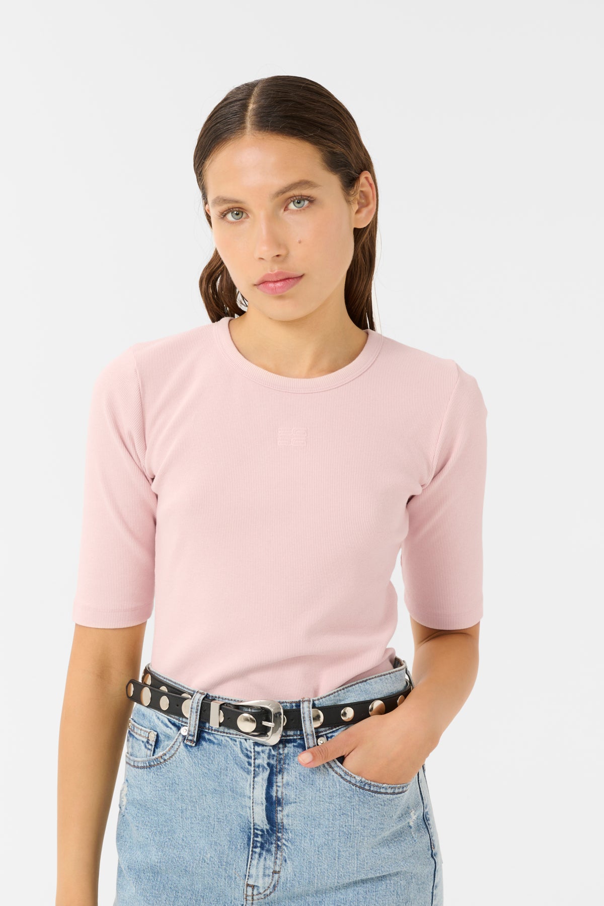 GZdrew washed logo top Rose dust washed - 10910366