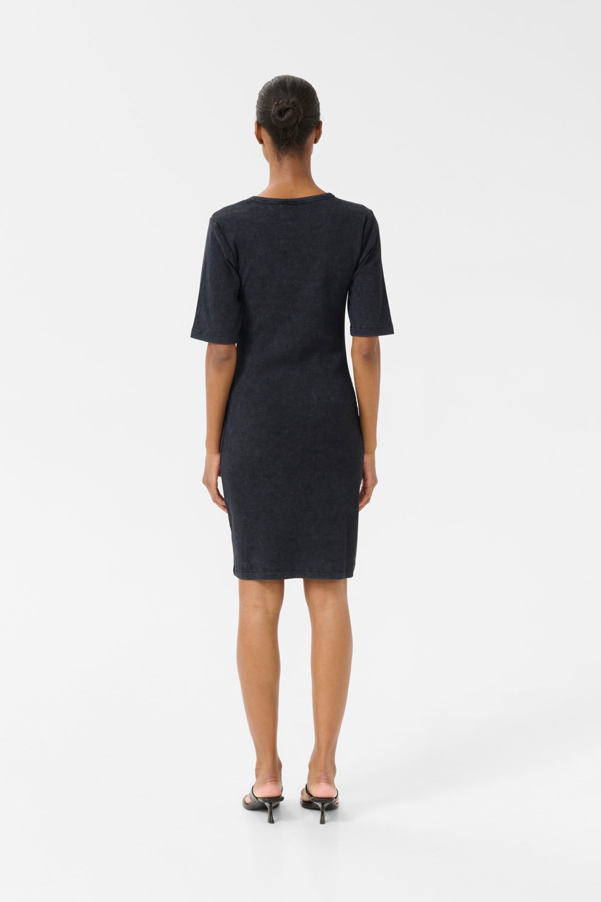 GZdrew washed logo dress Grey washed - 10910367