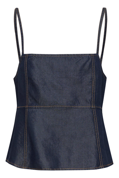 GZnia singlet Dark blue Unwashed - 10910376 Thumbnail