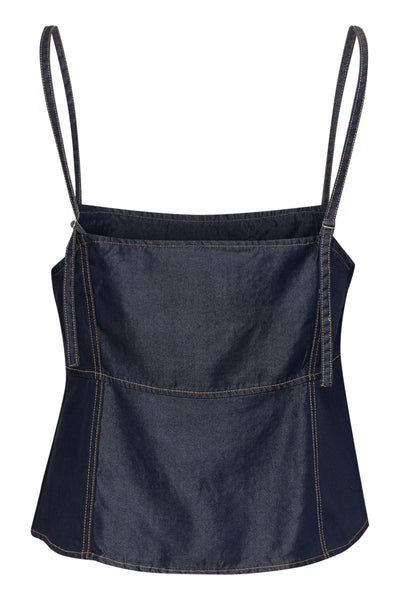 GZnia singlet Dark blue Unwashed - 10910376 Thumbnail