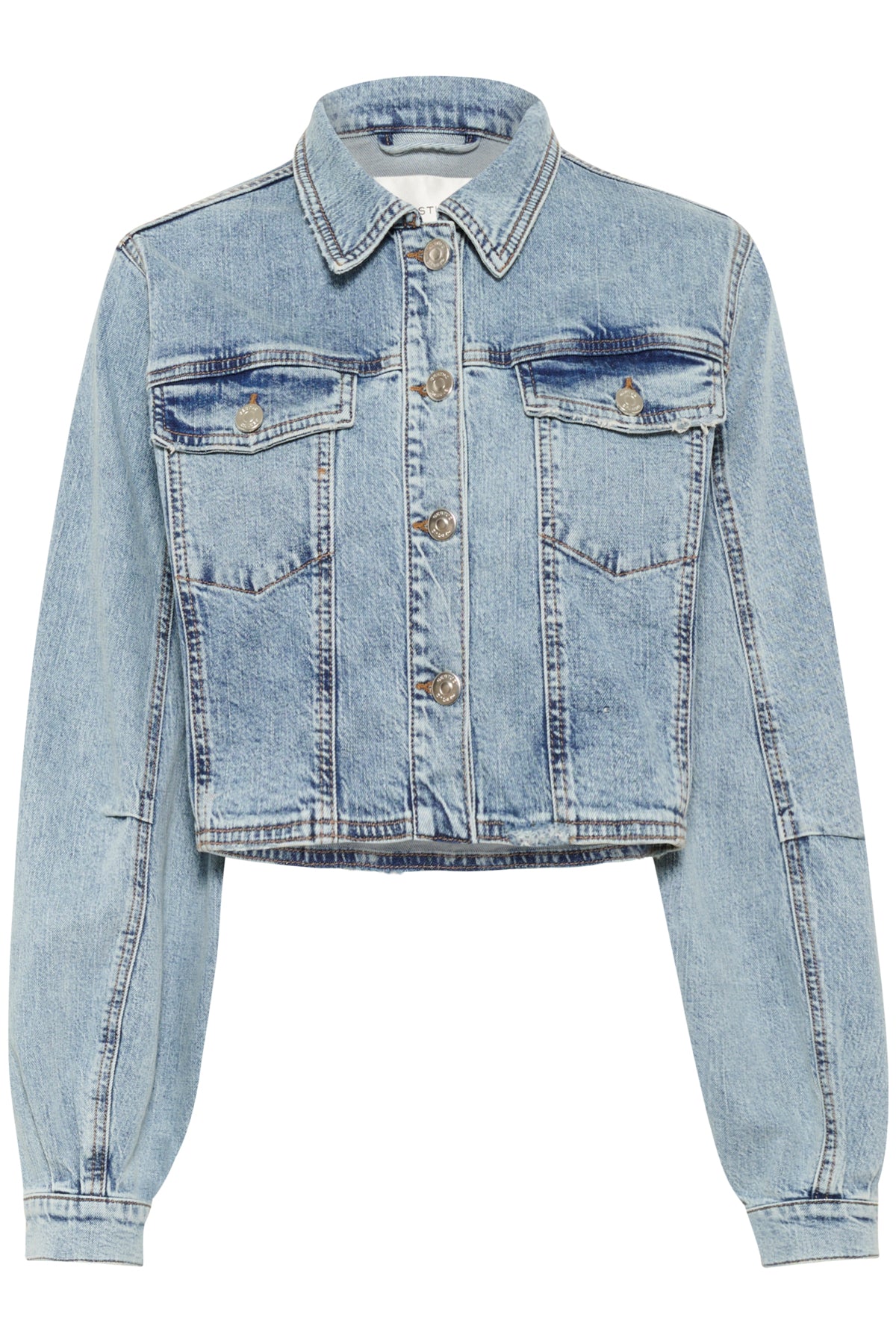 GZdea cropped jacket Light Blue Denim - 10910382