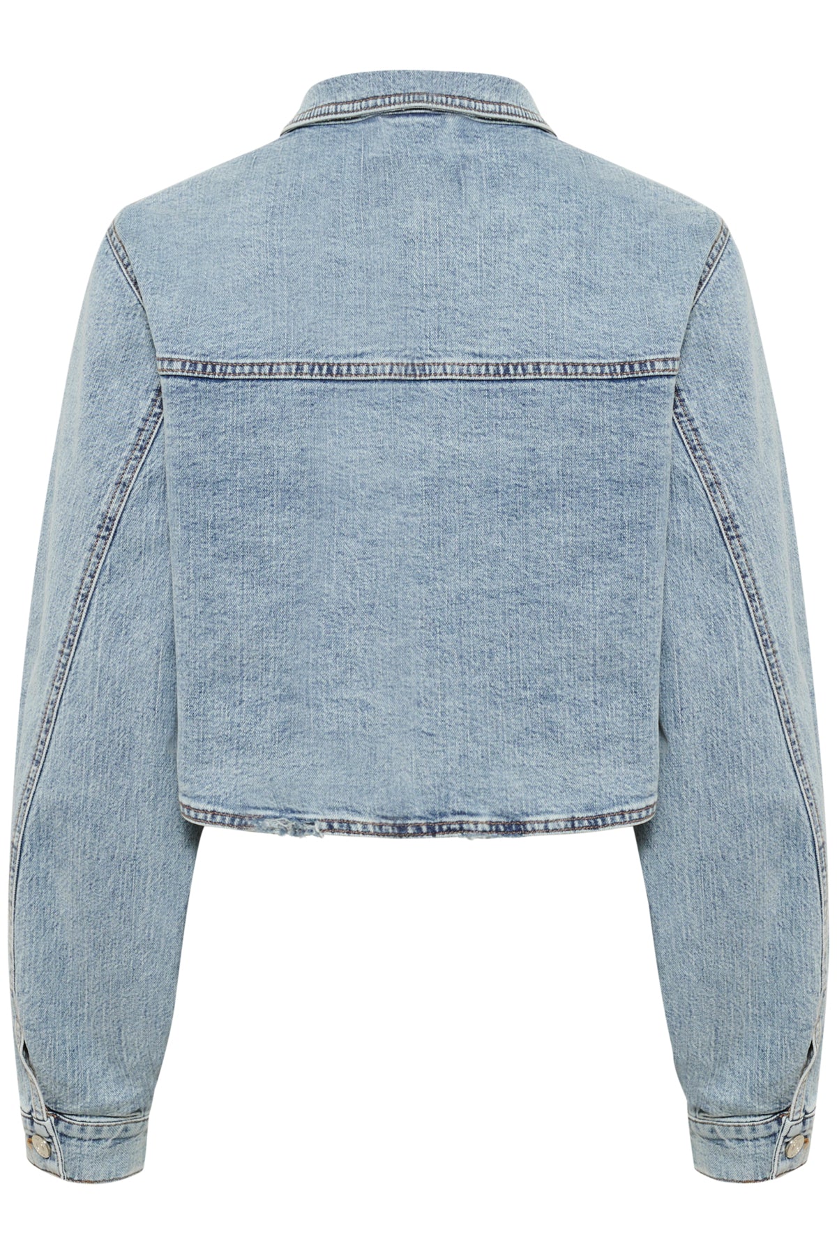 GZdea cropped jacket Light Blue Denim - 10910382